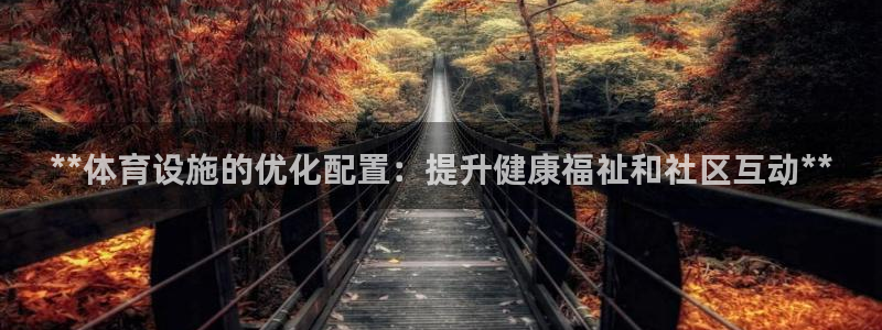 意昂3开户：**体育设施的优化配置：提升健康福祉和社