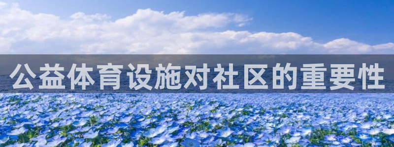 意昂体育3招商电话地址查询：公益体育设施对社区的重要