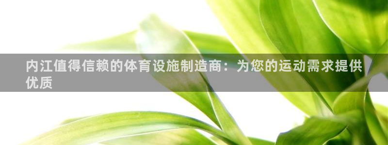意昂平台体育：内江值得信赖的体育设施制造商：为您的运