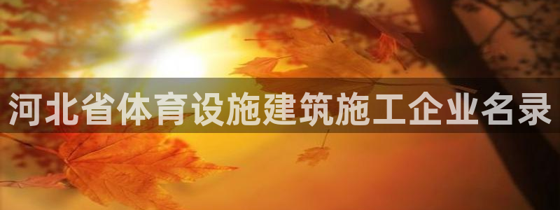 意昂体育3招商电话号码是多少号：河北省体育设施建筑施